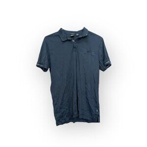 BOSS Men's Center Logo Elegant Short Sleeves Cotton Polo Shirt size Medium